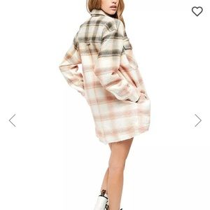 Anneli plaid oversized Shacket - Small